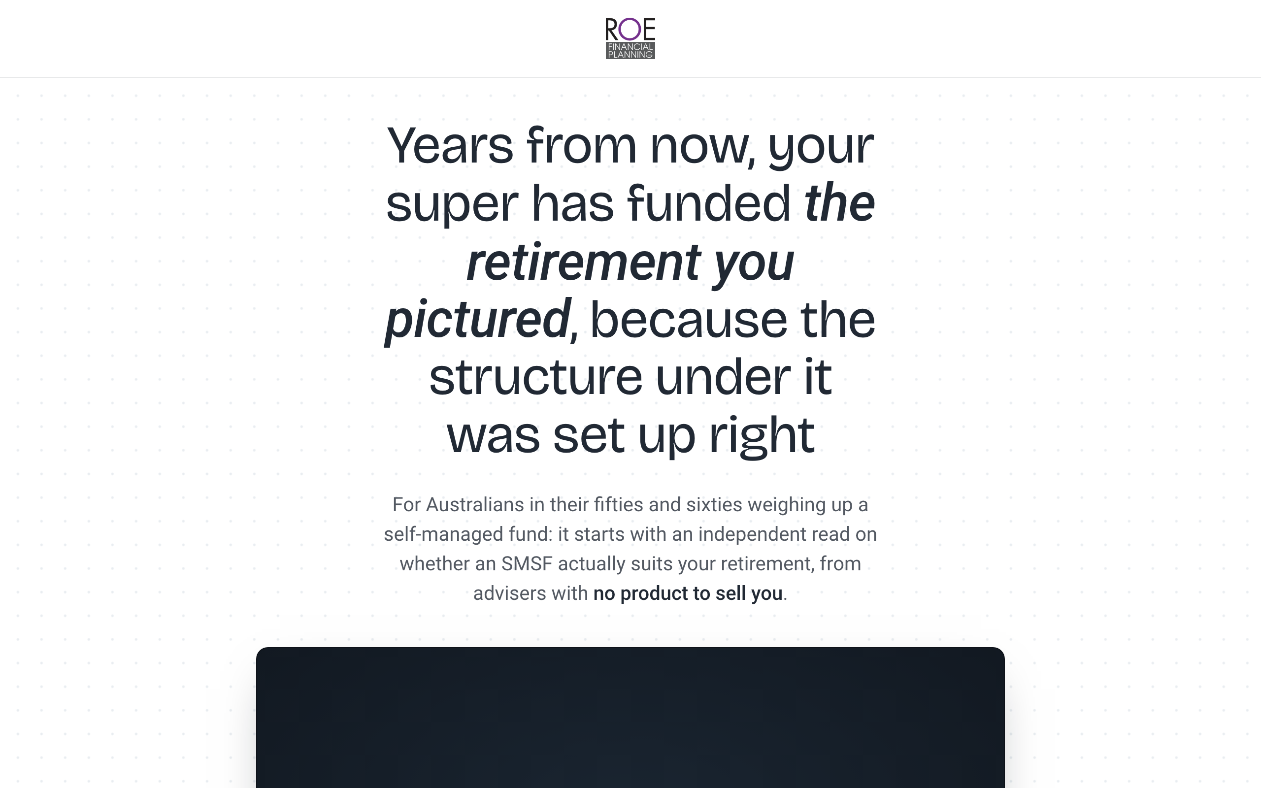 Landing page preview